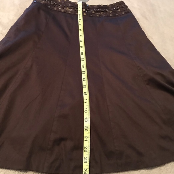 Never worn brown Ann Taylor skirt - Picture 2 of 7